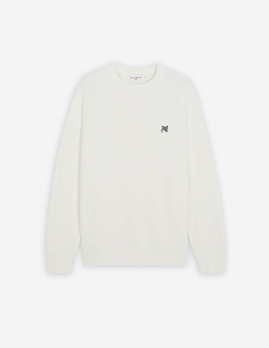 Grey Fox Head Patch Classic Sweatshirt Ecru