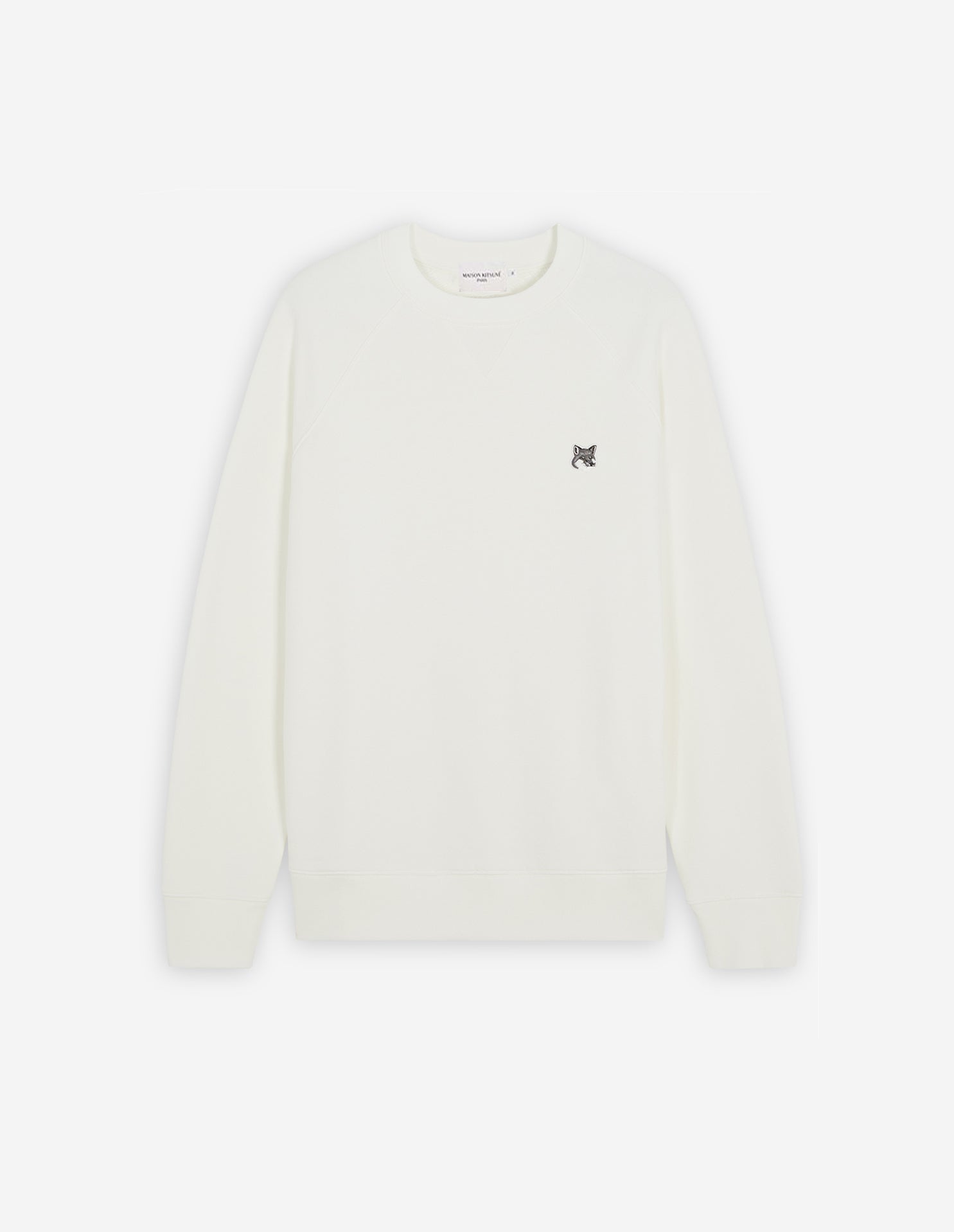 Grey Fox Head Patch Classic Sweatshirt Ecru