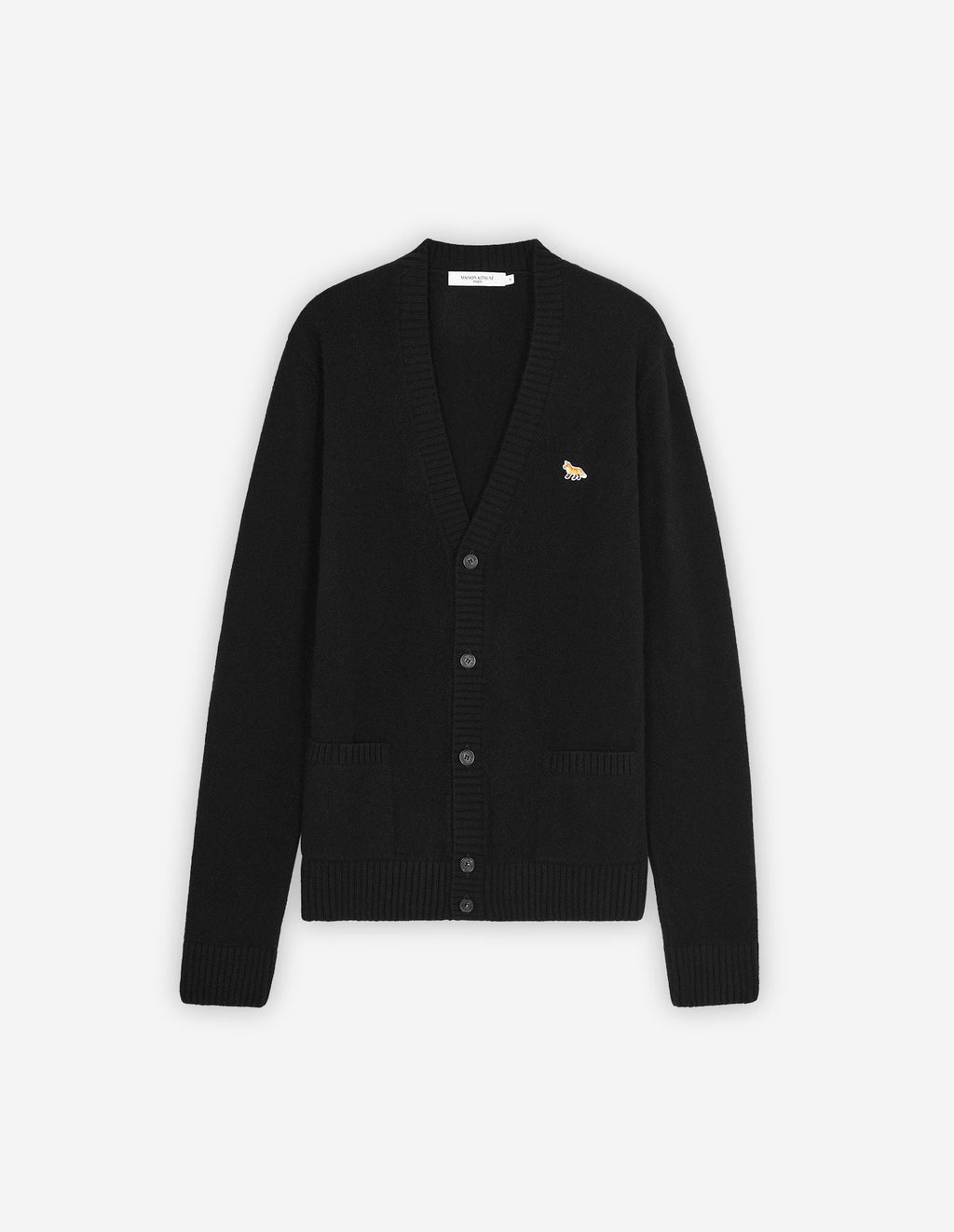 Baby Fox Patch Cosy Cardigan Black