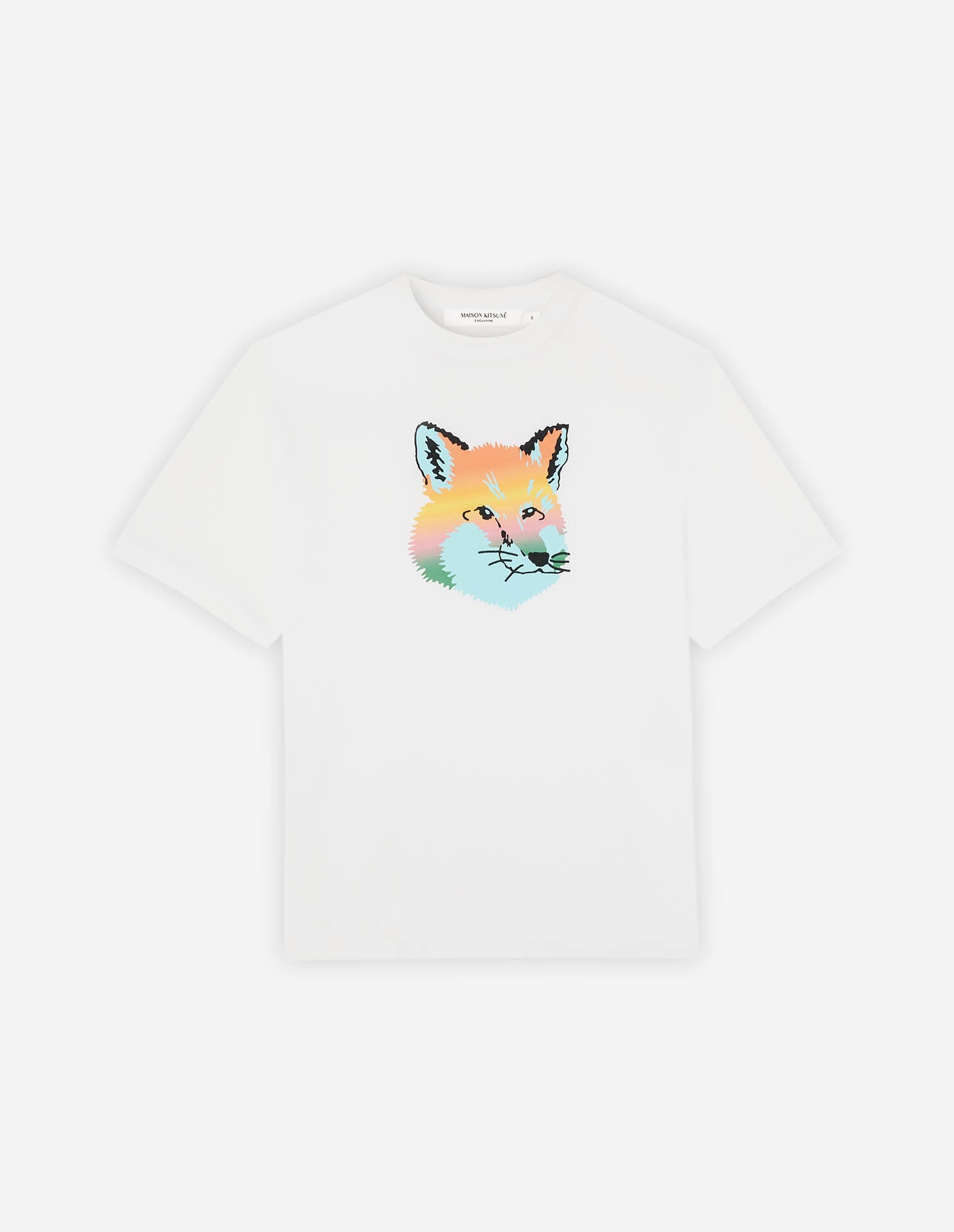 Vibrant Fox Head Easy Tee Blue Haze White