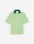 Tonal Fox Head Patch Polo Mint