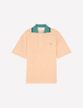 Tonal Fox Head Patch Polo Peach