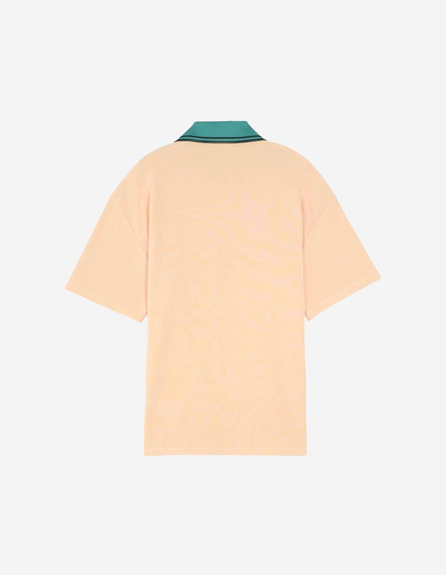 Tonal Fox Head Patch Polo Peach