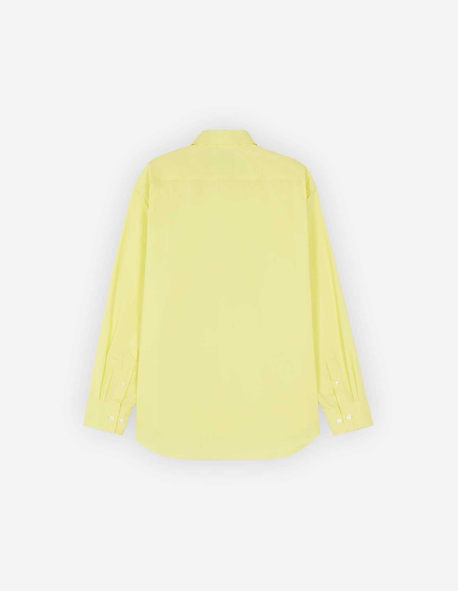Fox Head Patch Casual Shirt Lemon