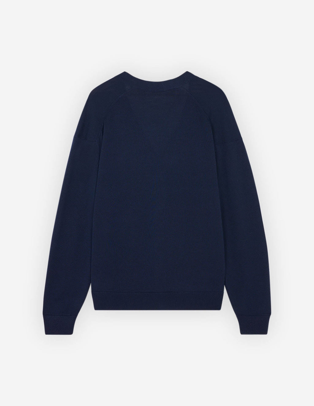 Dressed Fox Patch Relaxed Cardigan Navy