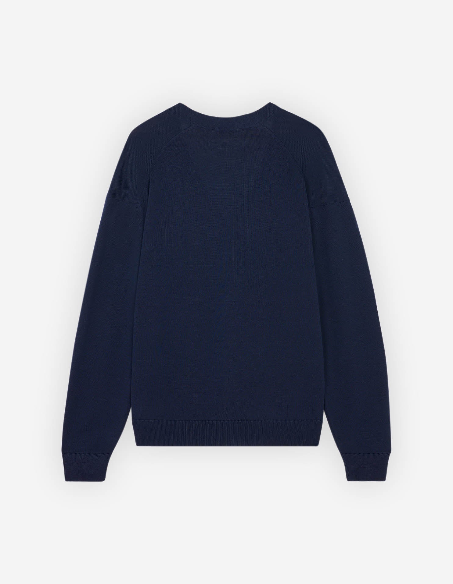 Dressed Fox Patch Relaxed Cardigan Navy