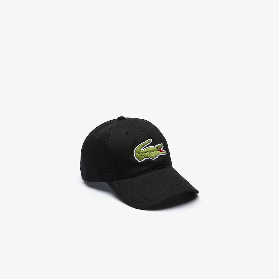 Lacoste (Men's jet black croc gabardine cap) RK4711 51 031