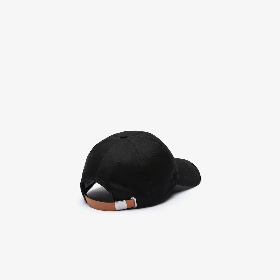 Lacoste (Men's jet black croc gabardine cap) RK4711 51 031