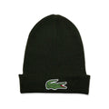 Lacoste (Men's Khaki green beanie Blend Knit)