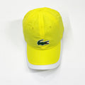 Lacoste (men's yellow/white croc gabardine cap) RK5398 51 HV1