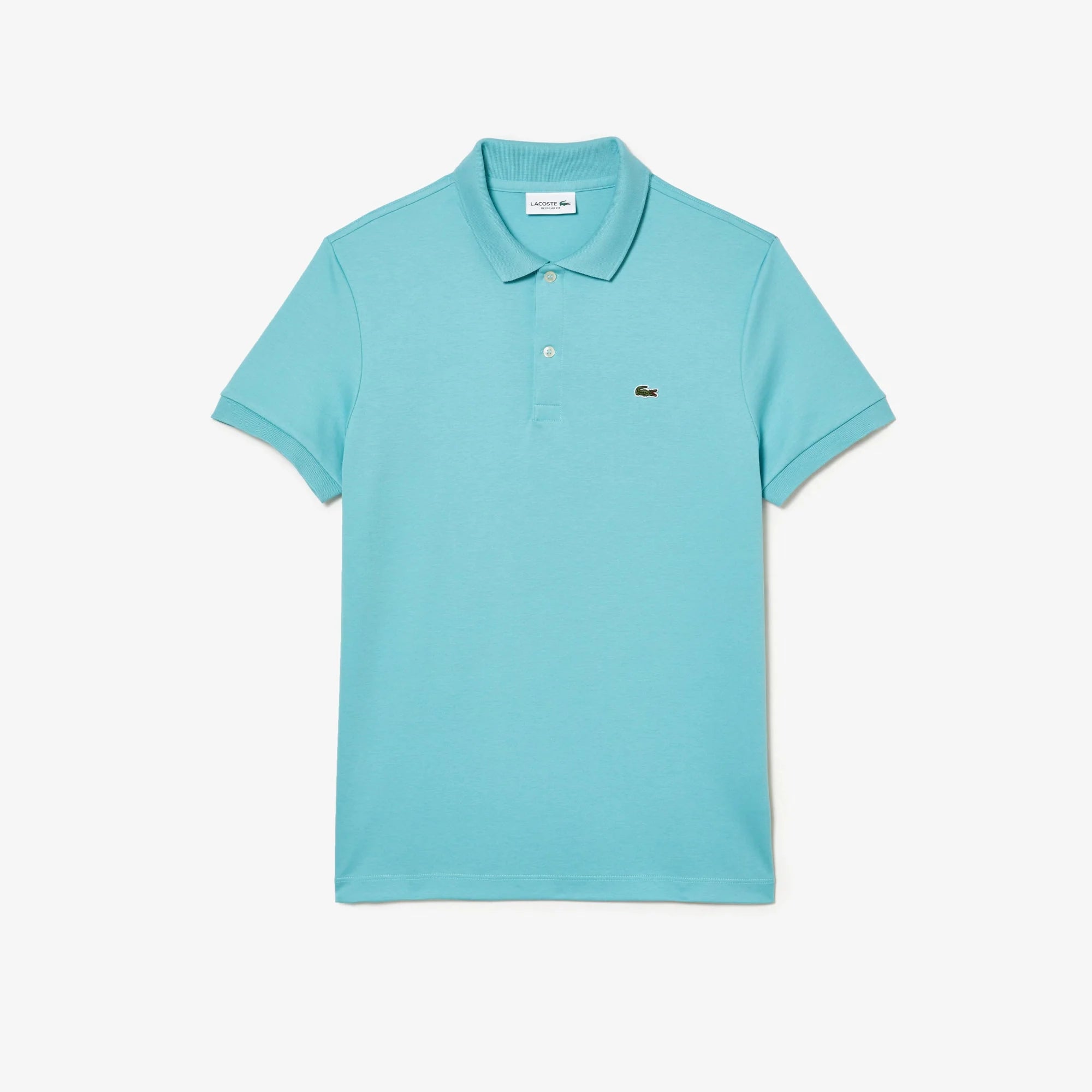 Lacoste Men’s Turquoise Regular Fit Jersey Polo Shirt