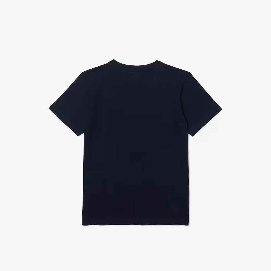 Lacoste (Kids Navy Crewneck Cotton Jersey T-Shirt)