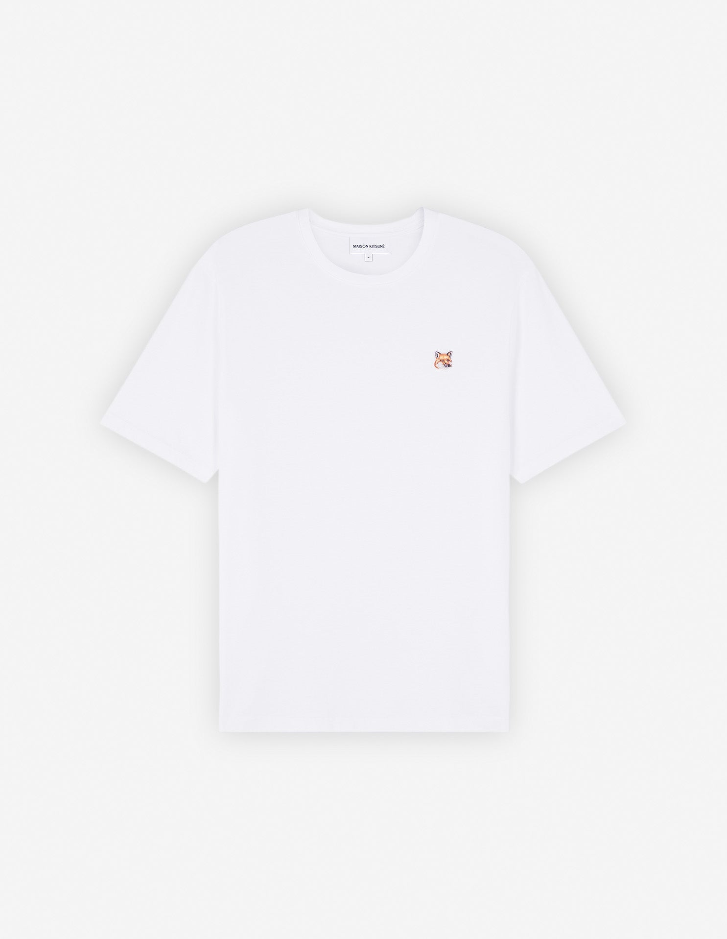Men's Fox Head Patch Regular Tee Shirt White