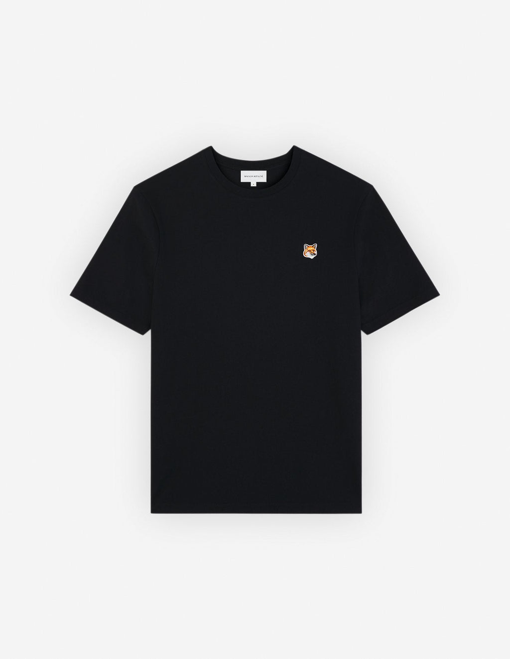 Men's Fox Head Patch Regular Tee Shirt Black
