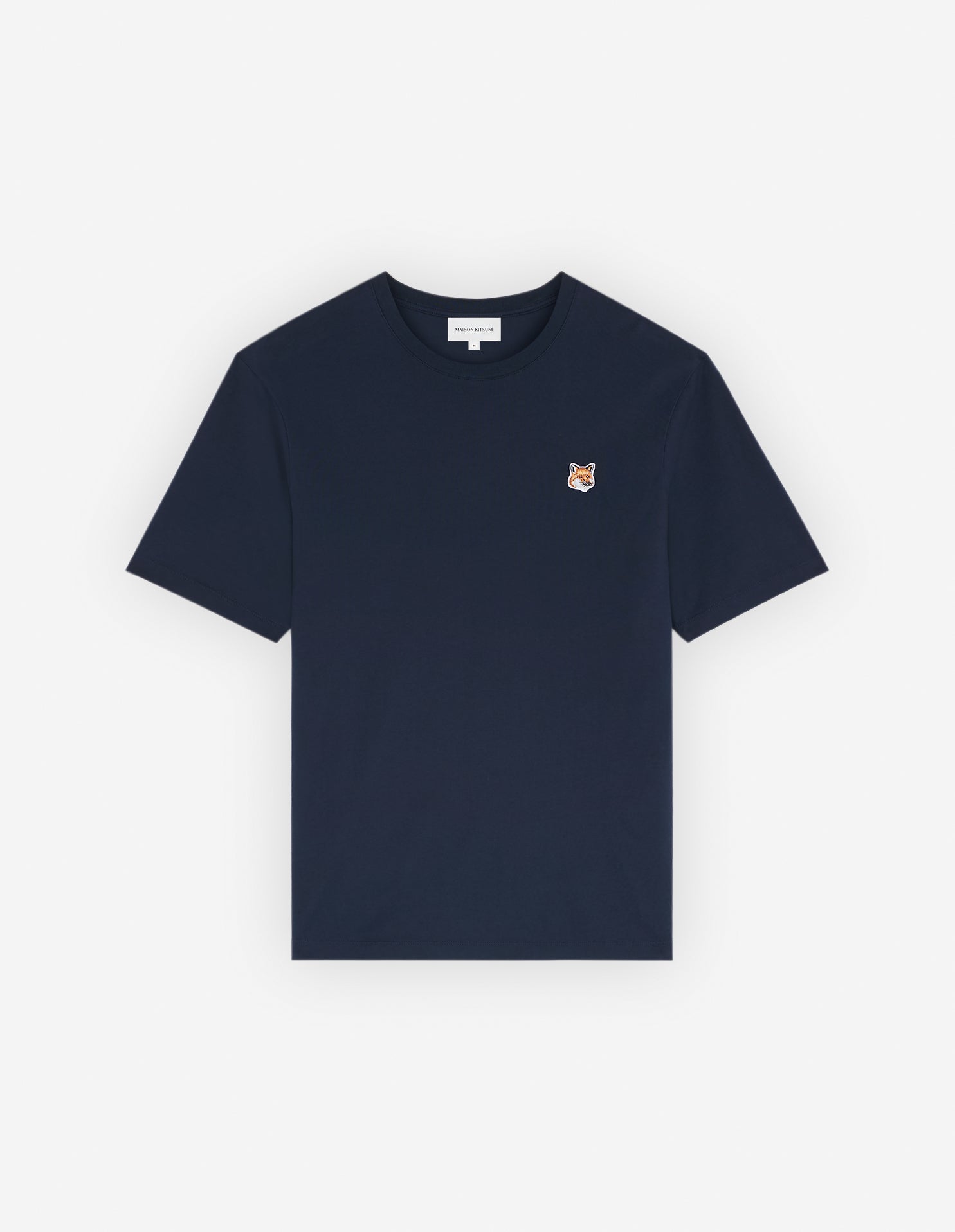 Men's Fox Head Patch Regular Tee Shirt Ink Blue