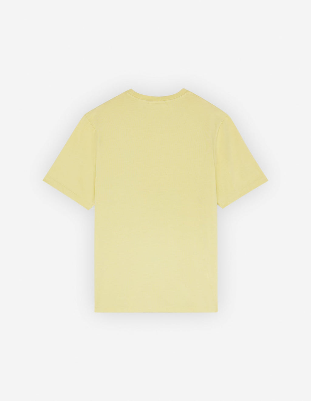 Men's Fox Head Patch Regular Tee Shirt Chalk Yellow