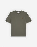 Chillax Fox Patch Regular Tee Shirt Military Green