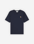 Chillax Fox Patch Regular Tee Shirt Ink Blue
