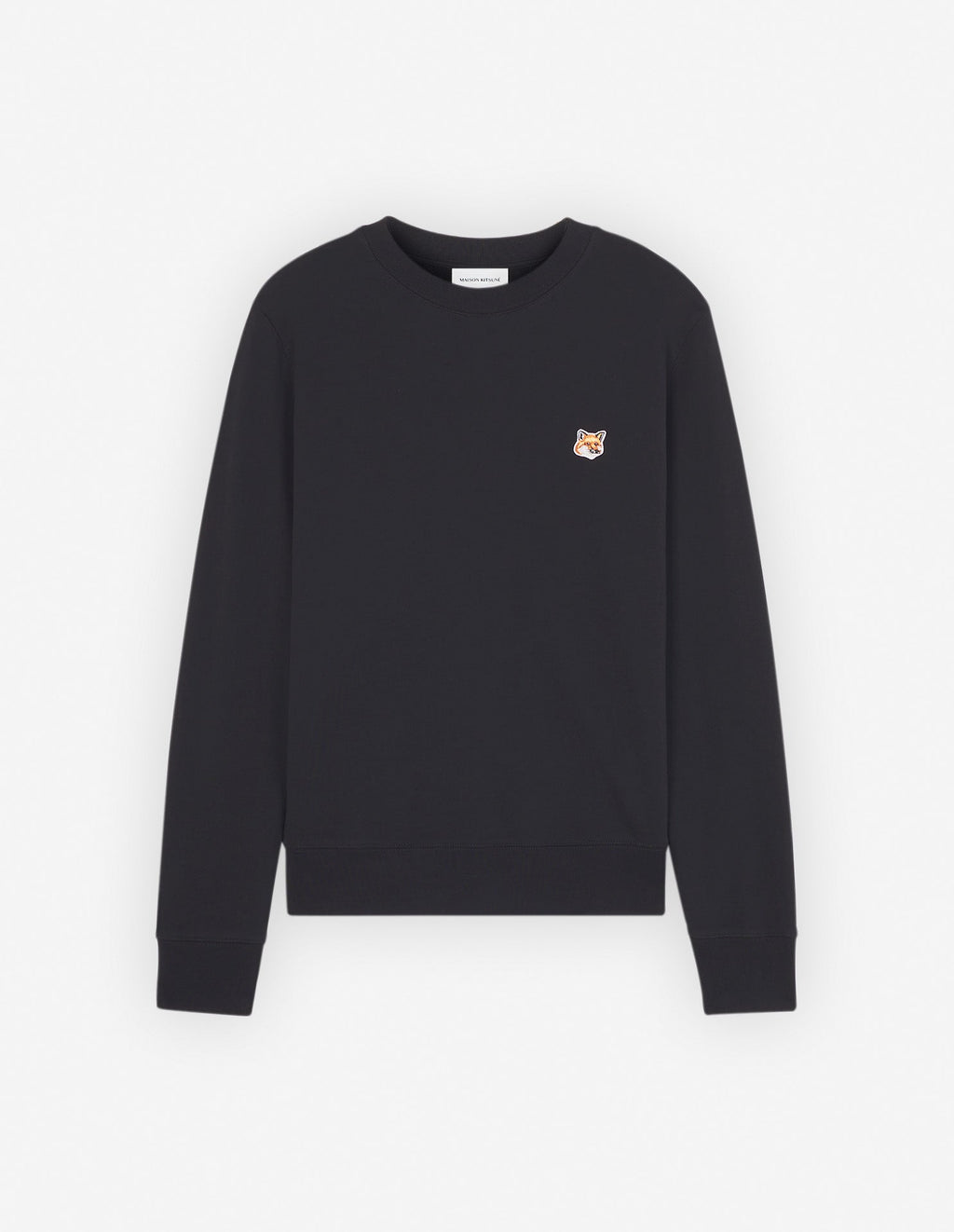 Men's Fox Head Patch Regular Sweatshirt Black
