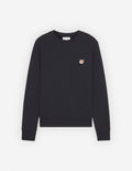 Men's Fox Head Patch Regular Sweatshirt Black