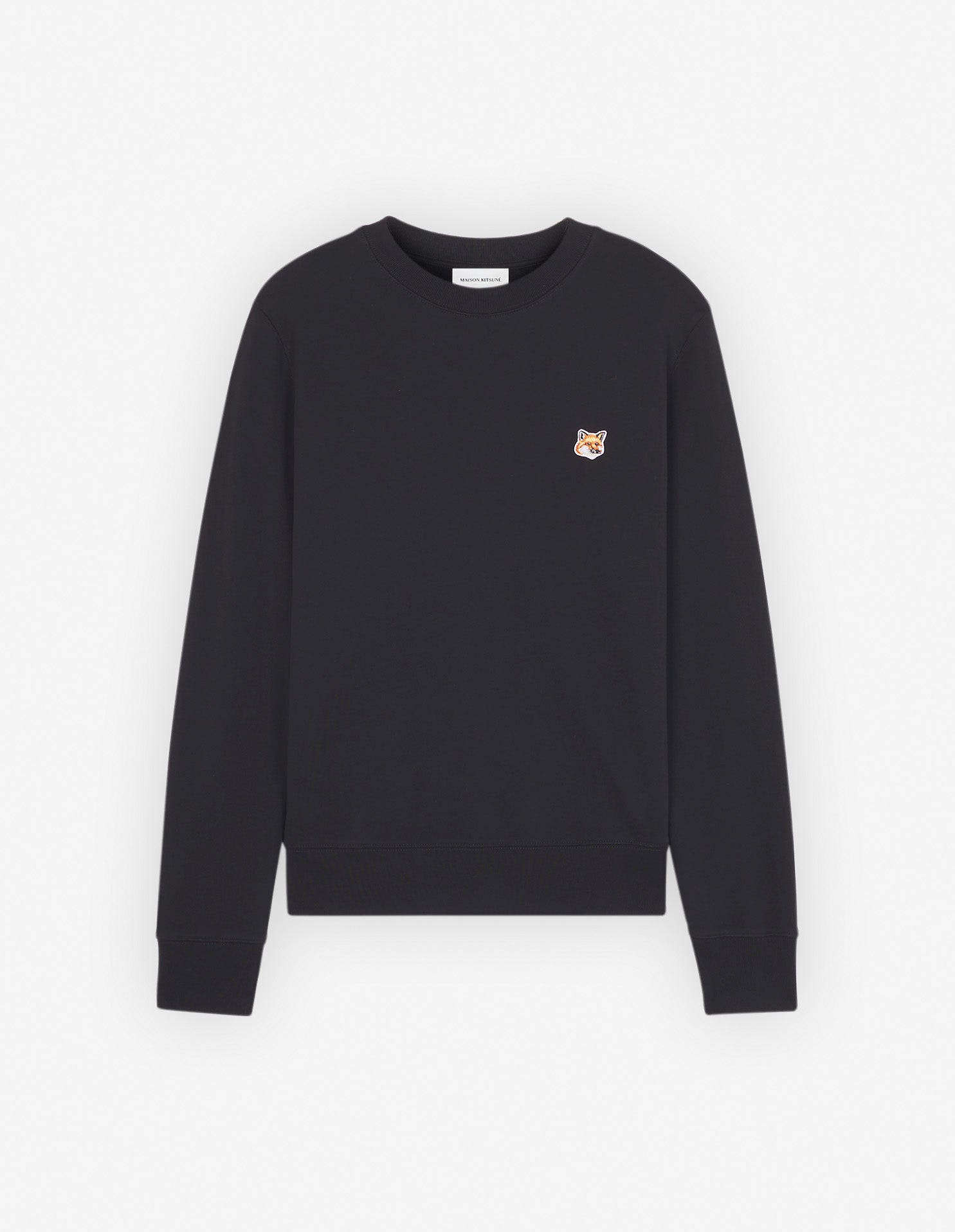 Men's Fox Head Patch Regular Sweatshirt Black