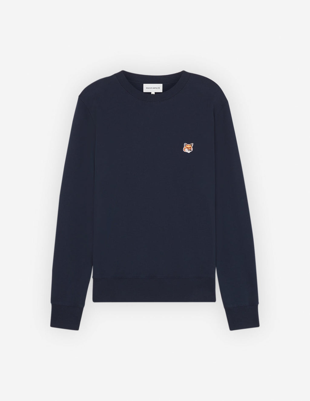 Men's Fox Head Patch Regular Sweatshirt Ink Blue
