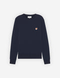 Men's Fox Head Patch Regular Sweatshirt Ink Blue