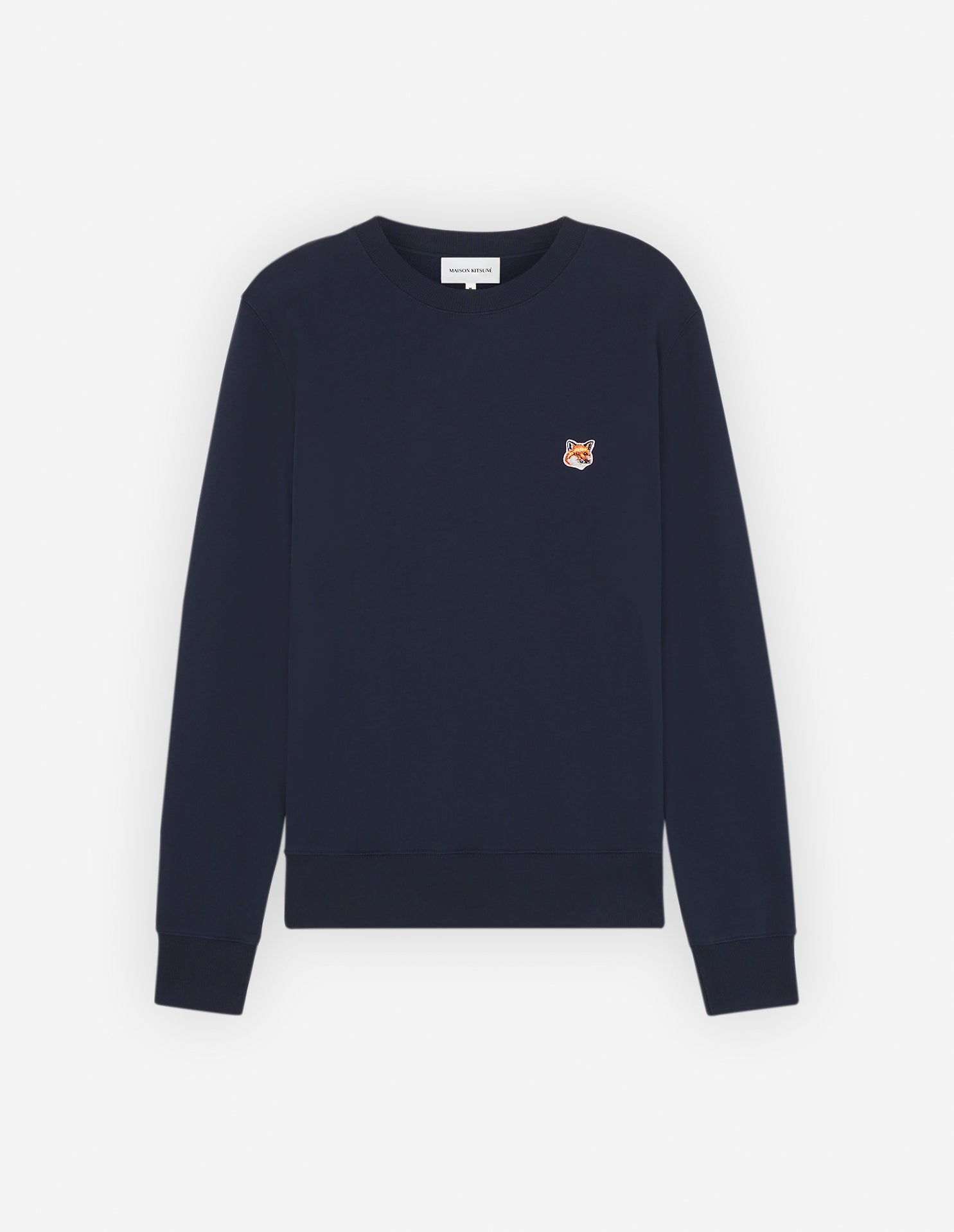 Men's Fox Head Patch Regular Sweatshirt Ink Blue
