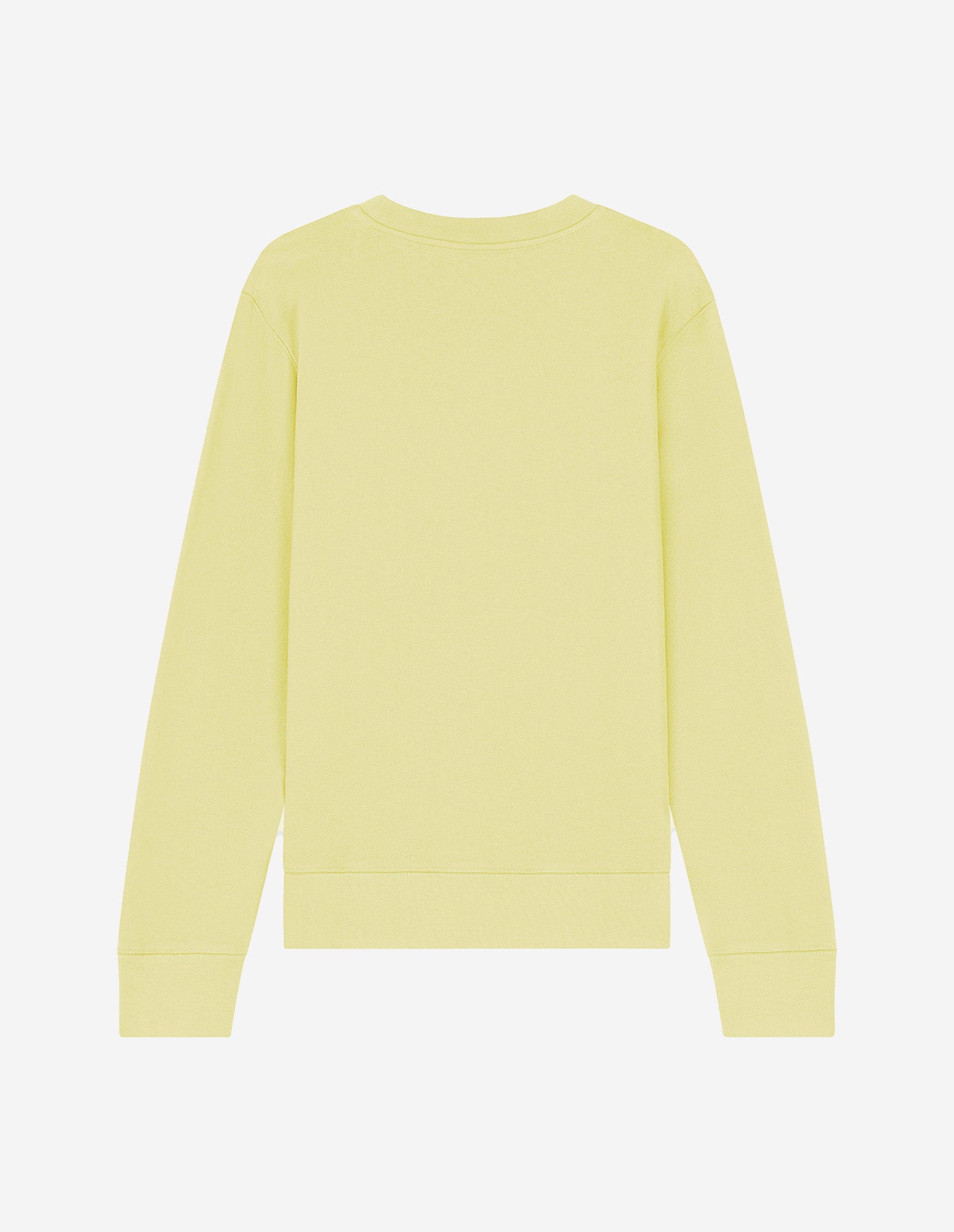 Men's Fox Head Patch Regular Sweatshirt Chalk Yellow