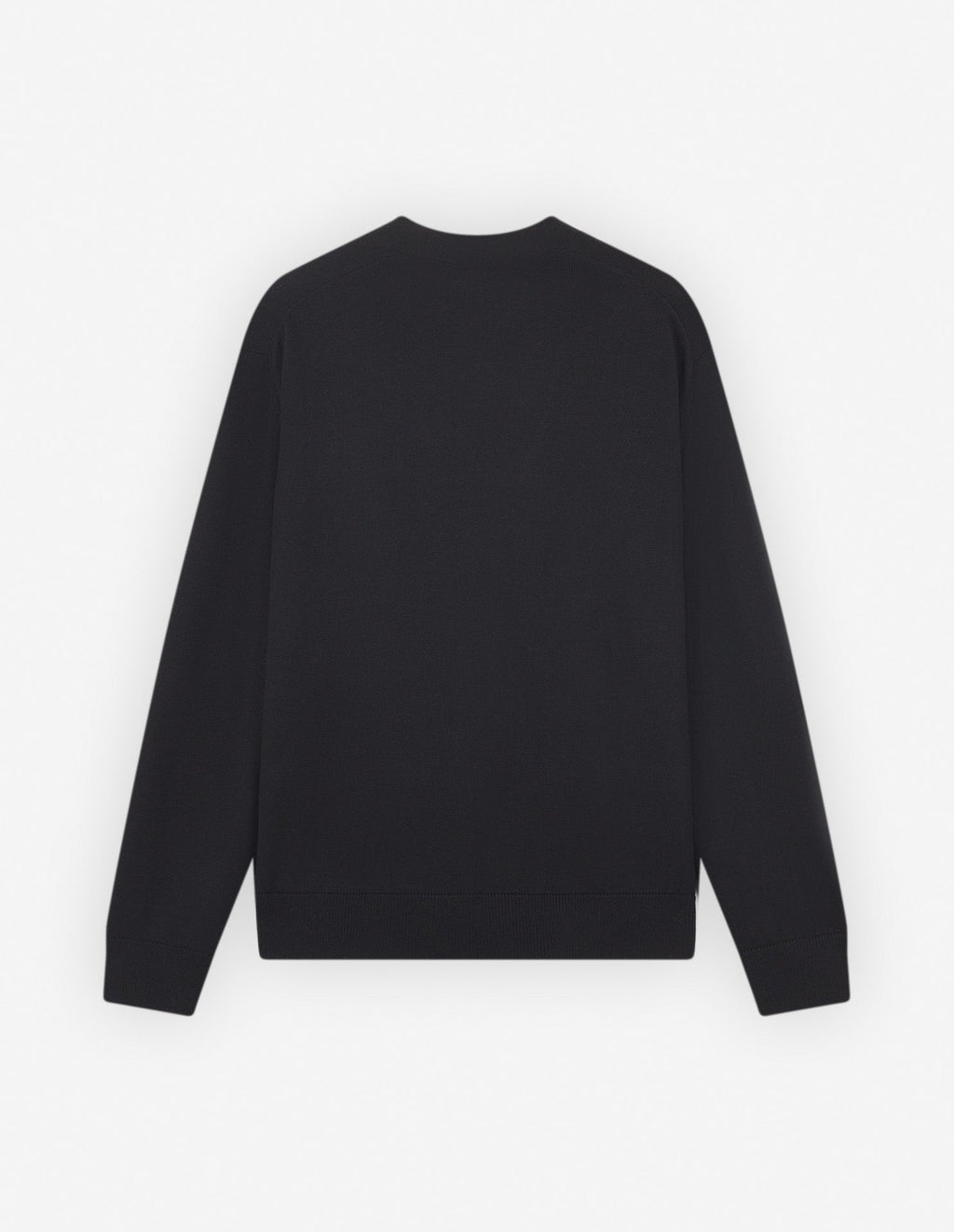 Bold Fox Head Patch Regular Cardigan Black