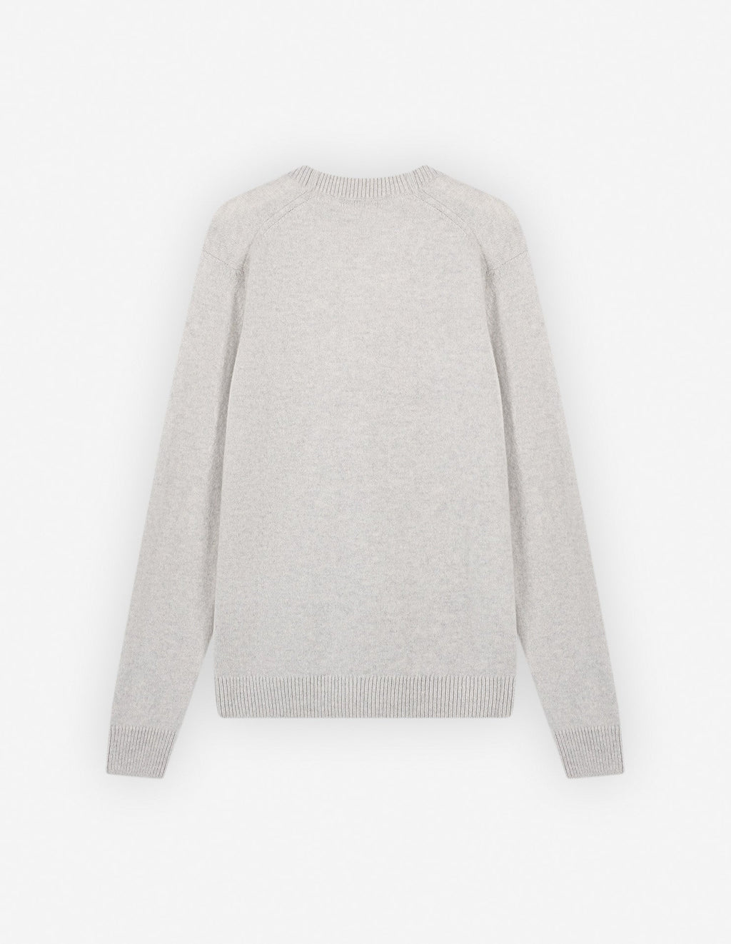 Baby Fox Patch Regular Cardigan Light Grey Melange