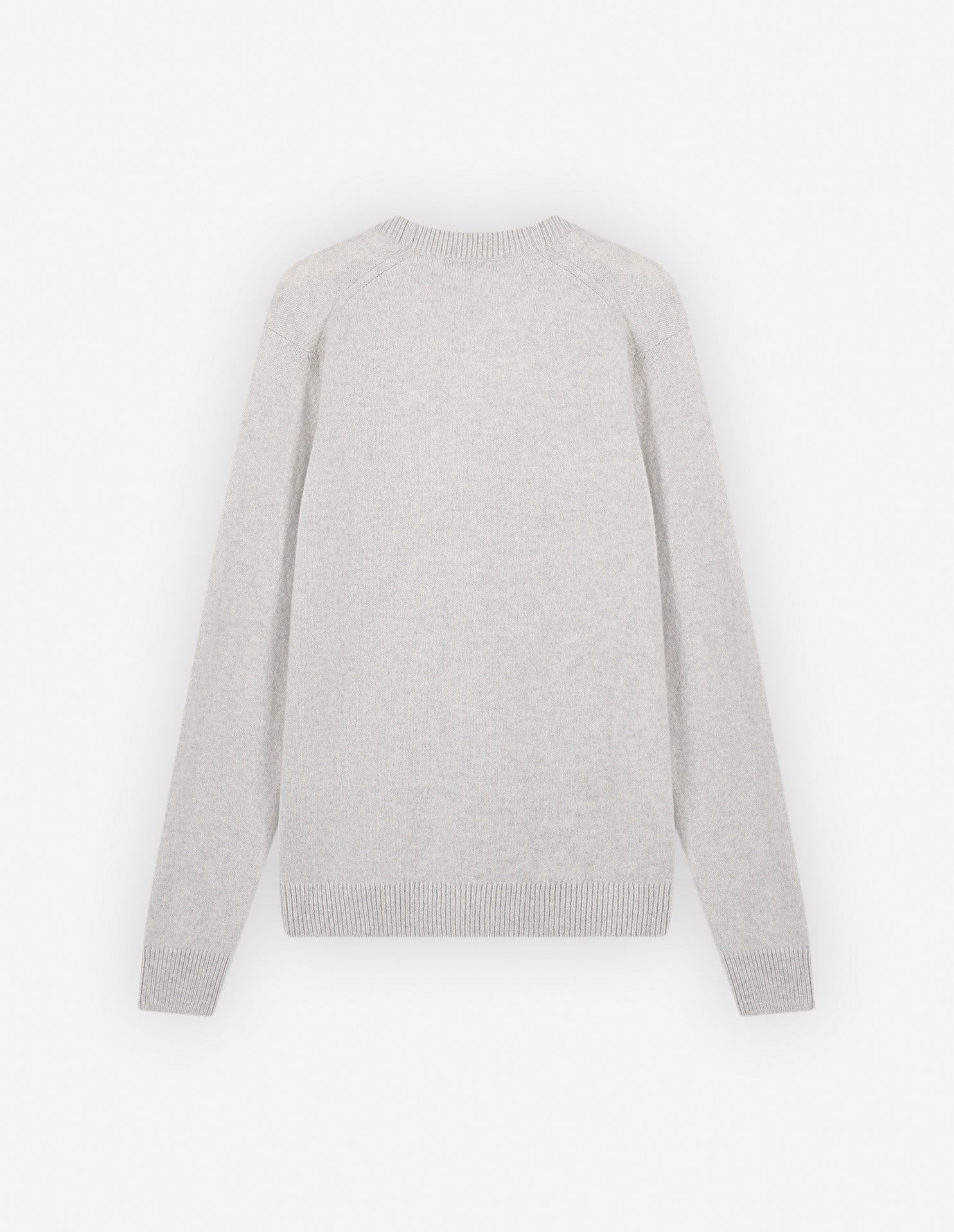 Baby Fox Patch Regular Cardigan Light Grey Melange