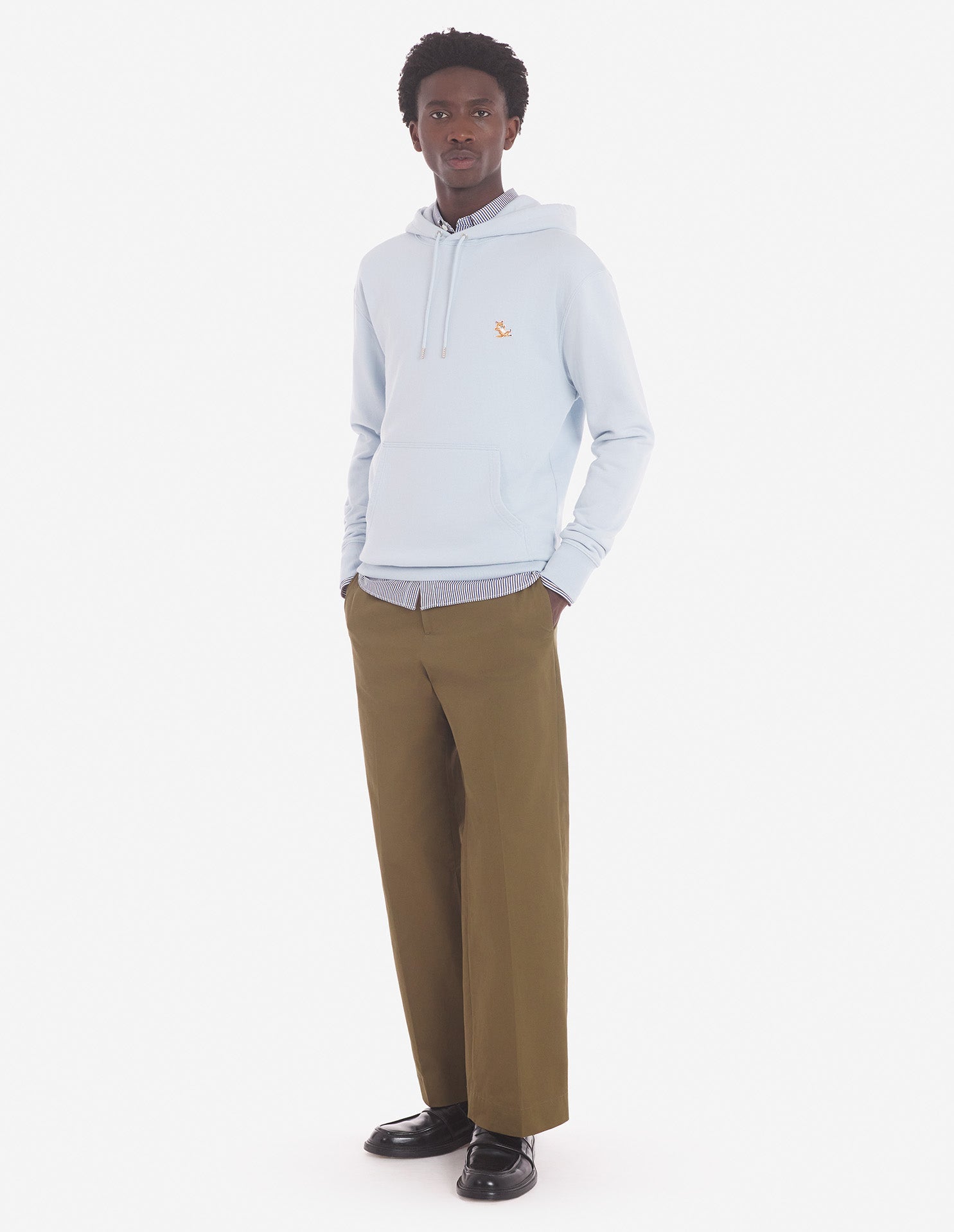 Chillax Patch Regular Hoodie Sky Blue
