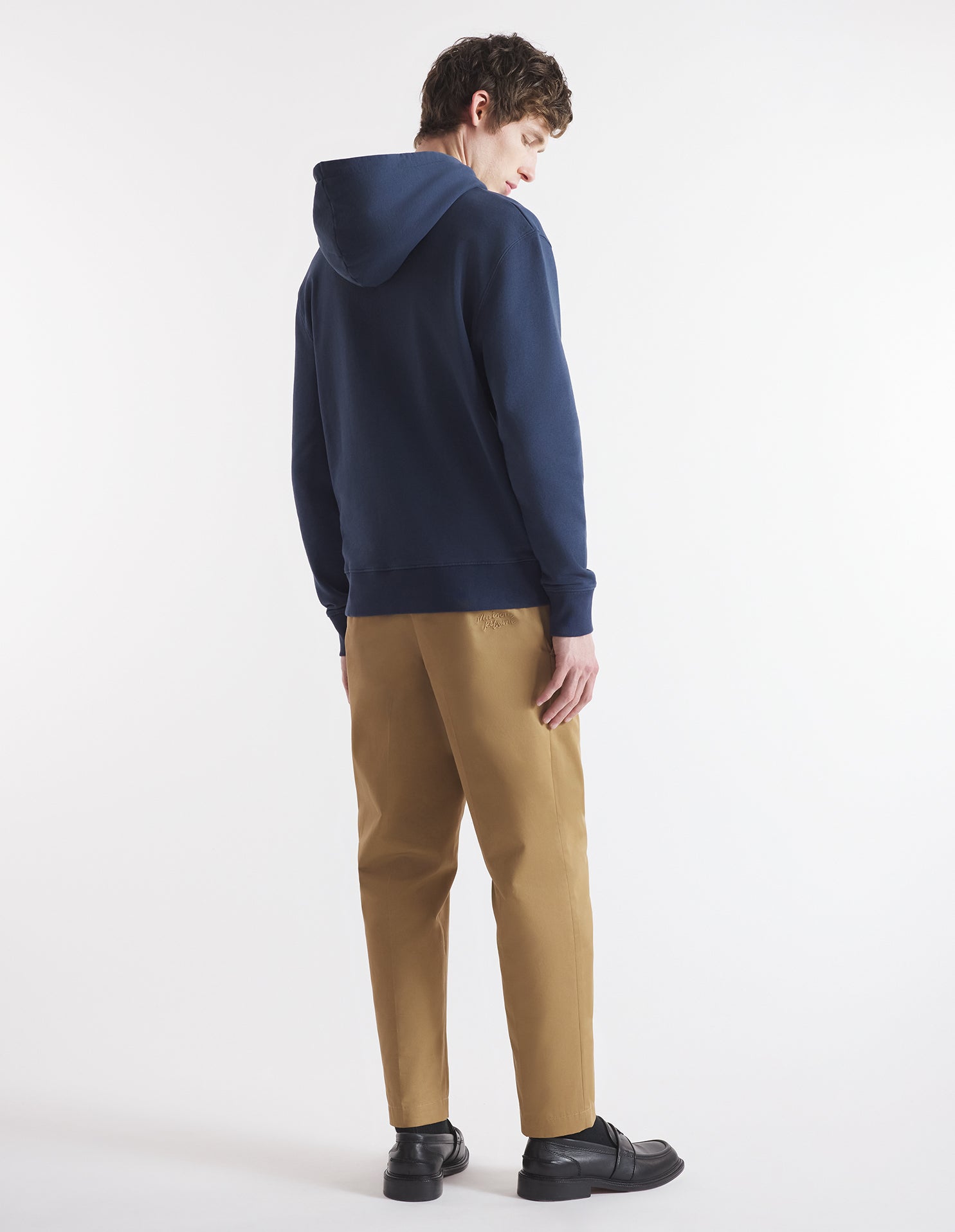 Men's Chillax Patch Regular Hoodie Eclipse Blue
