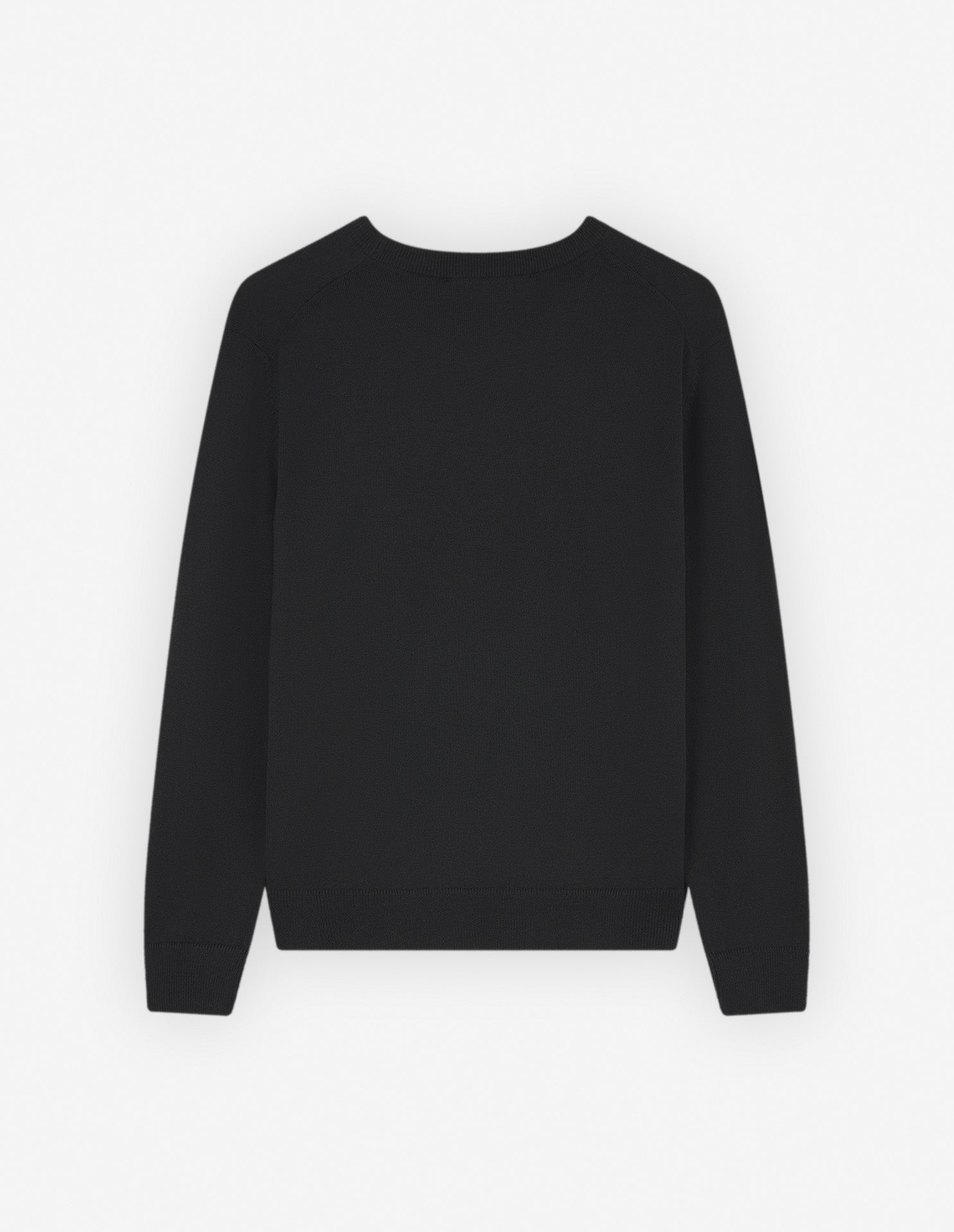 Bold Fox Head Patch Regular Jumper Black