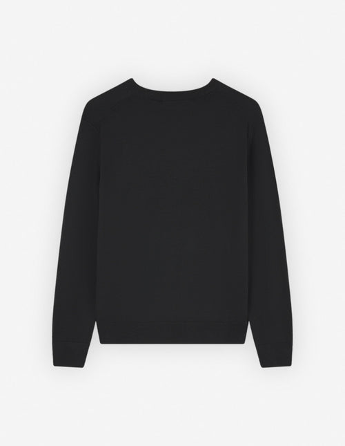 Bold Fox Head Patch Regular Jumper Black