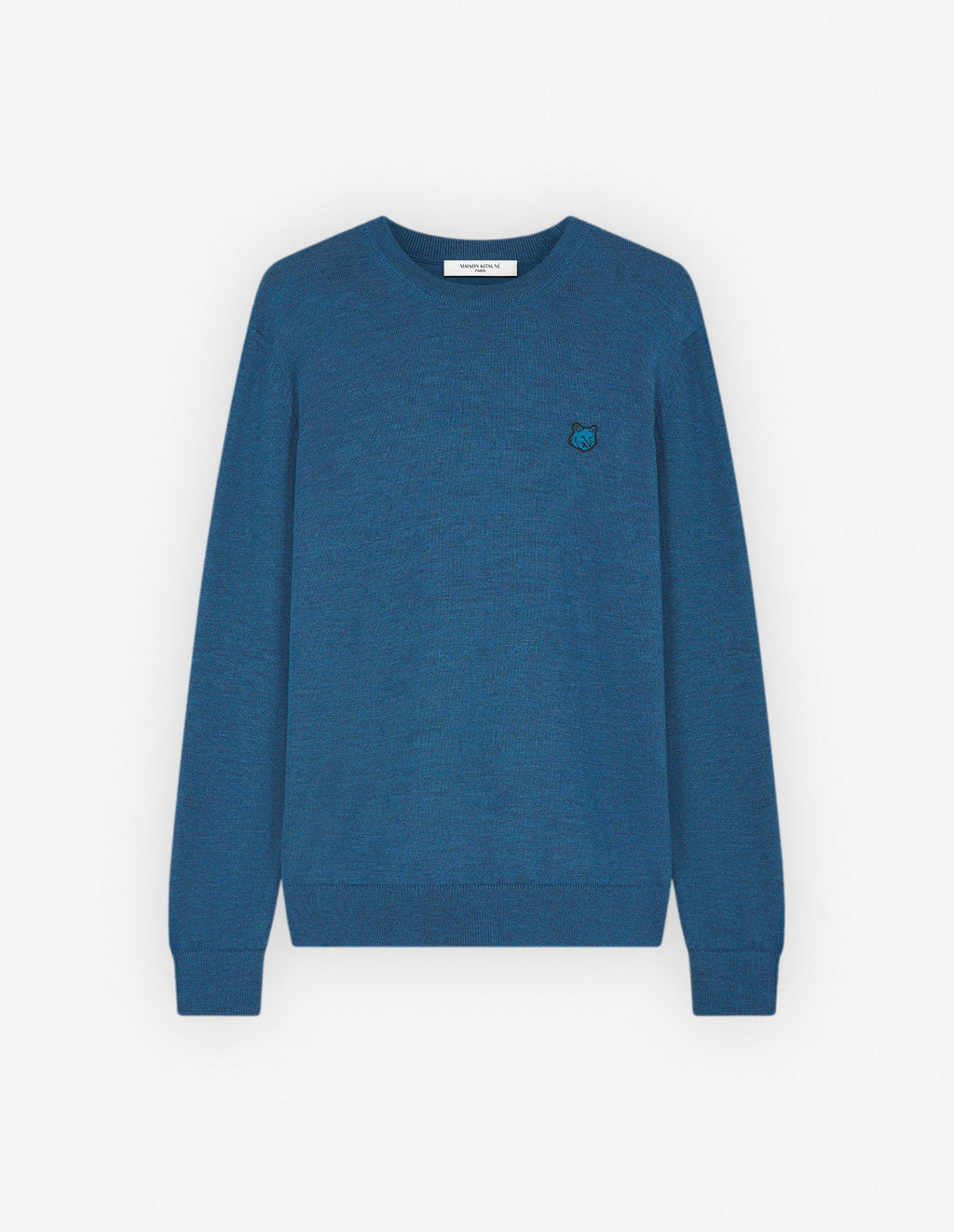 Bold Fox Head Patch Regular Jumper Sapphire