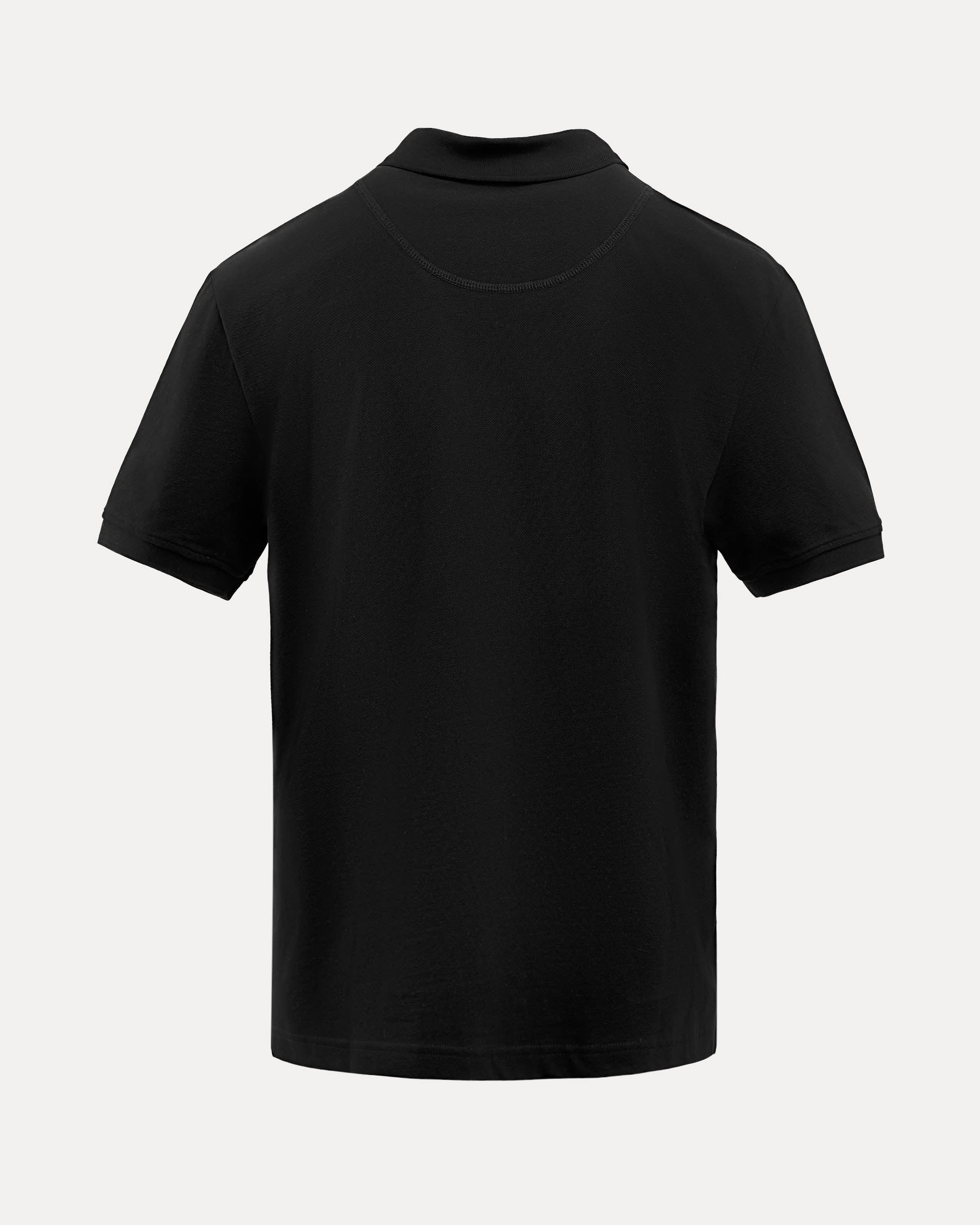 Pique Polo Black