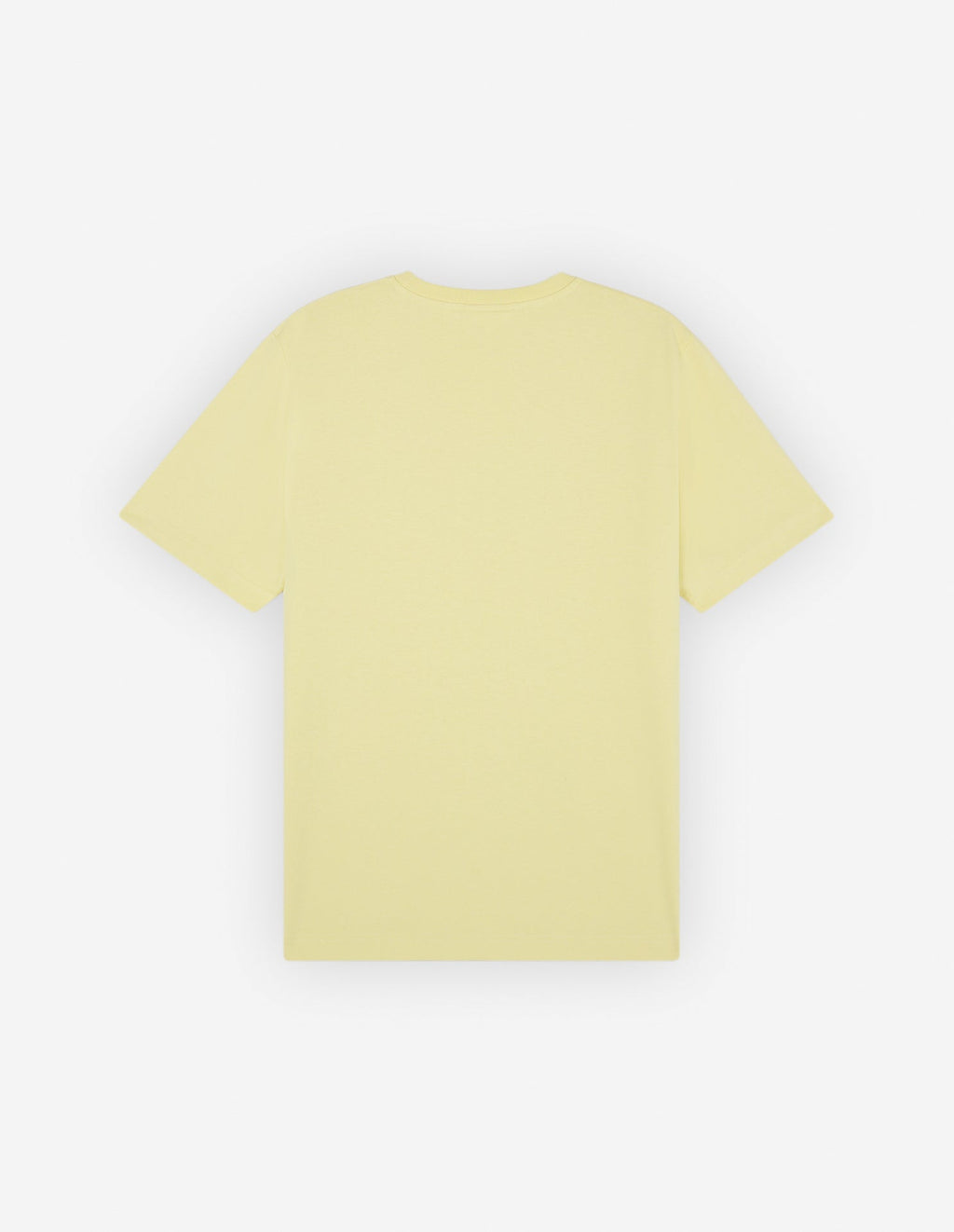 Maison Kitsune Handwriting Comfort Tee Shirt Chalk Yellow