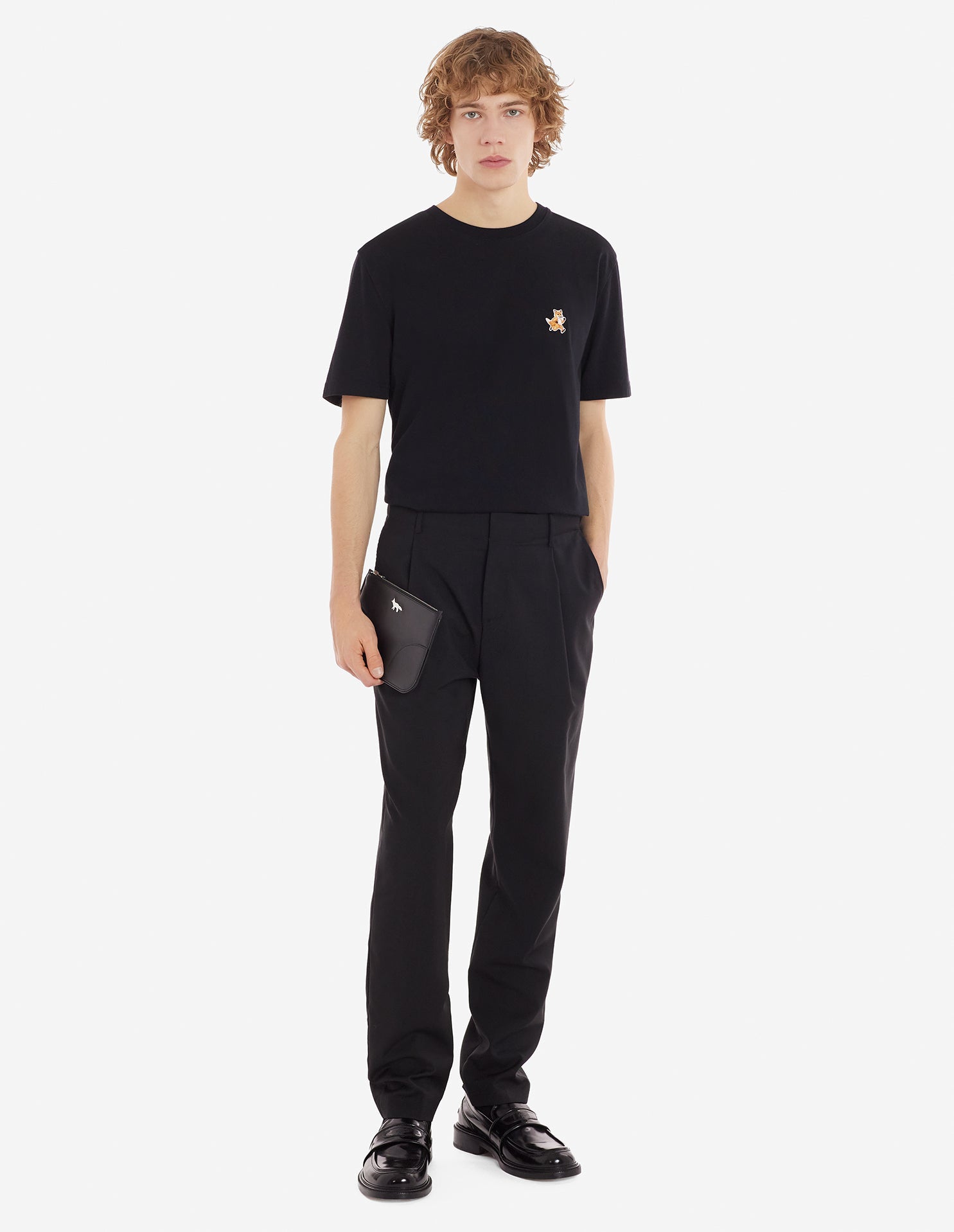 Men's Speedy Fox Patch Comfort Tee-shirt Black