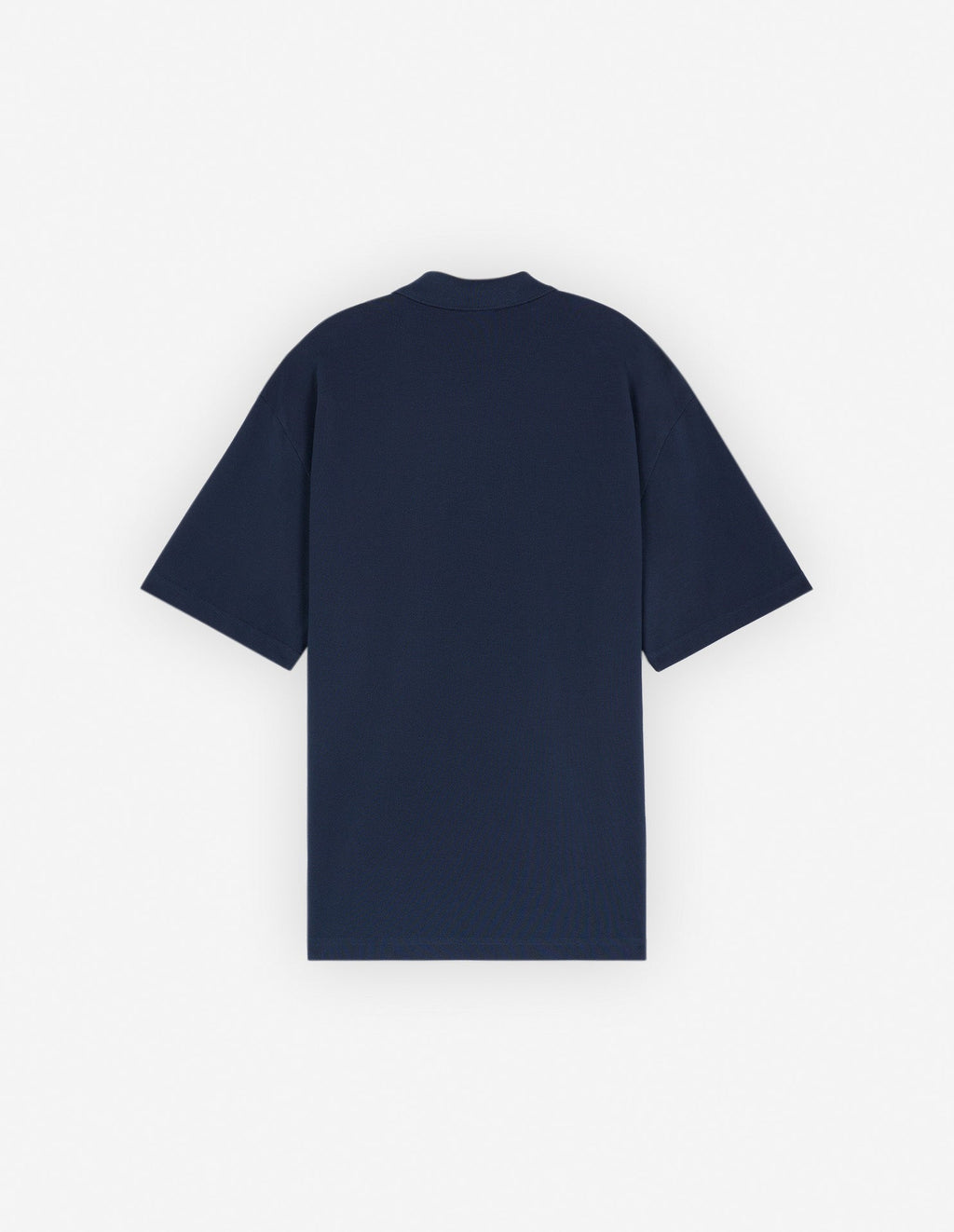 Men's Bold Fox Head Patch Oversize Polo Deep Navy