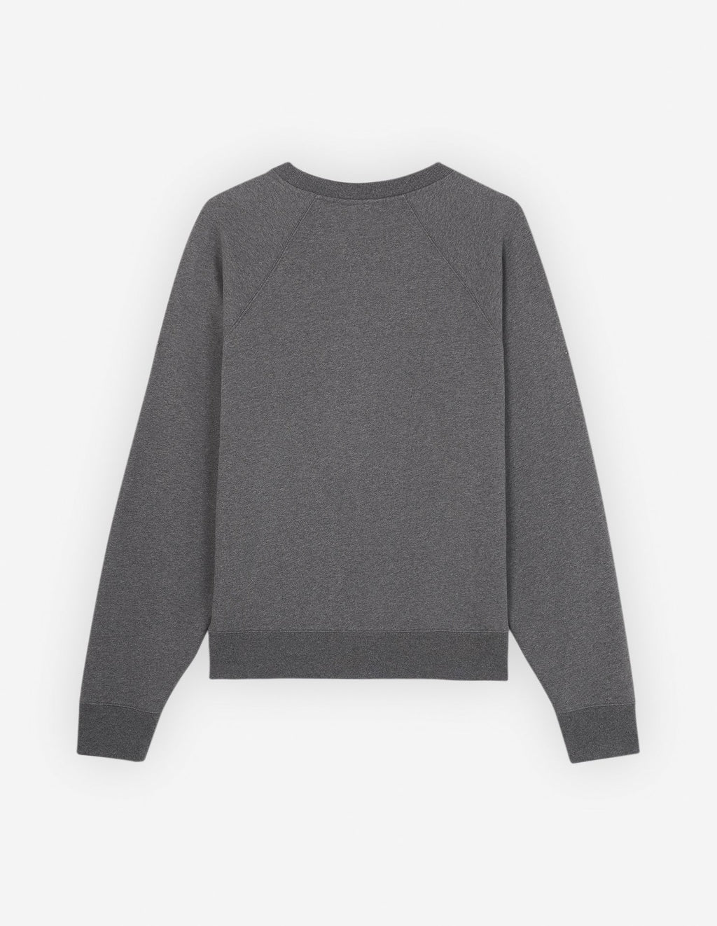 Bold Fox Head Patch Oversize Sweatshirt Dark Grey Melange