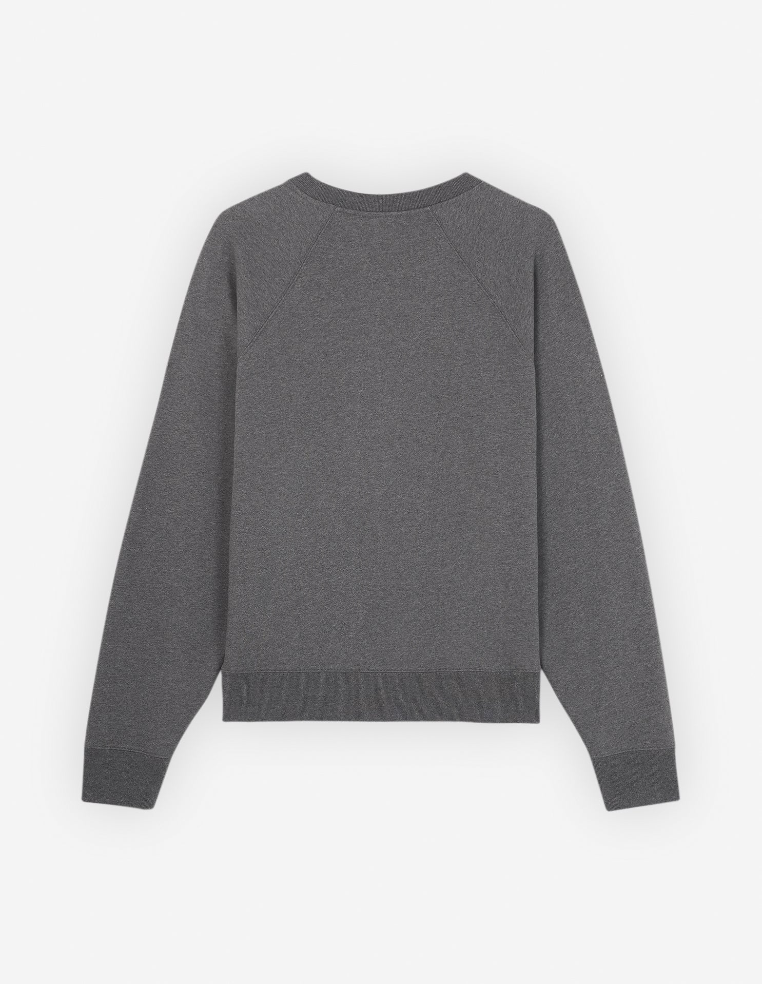 Bold Fox Head Patch Oversize Sweatshirt Dark Grey Melange