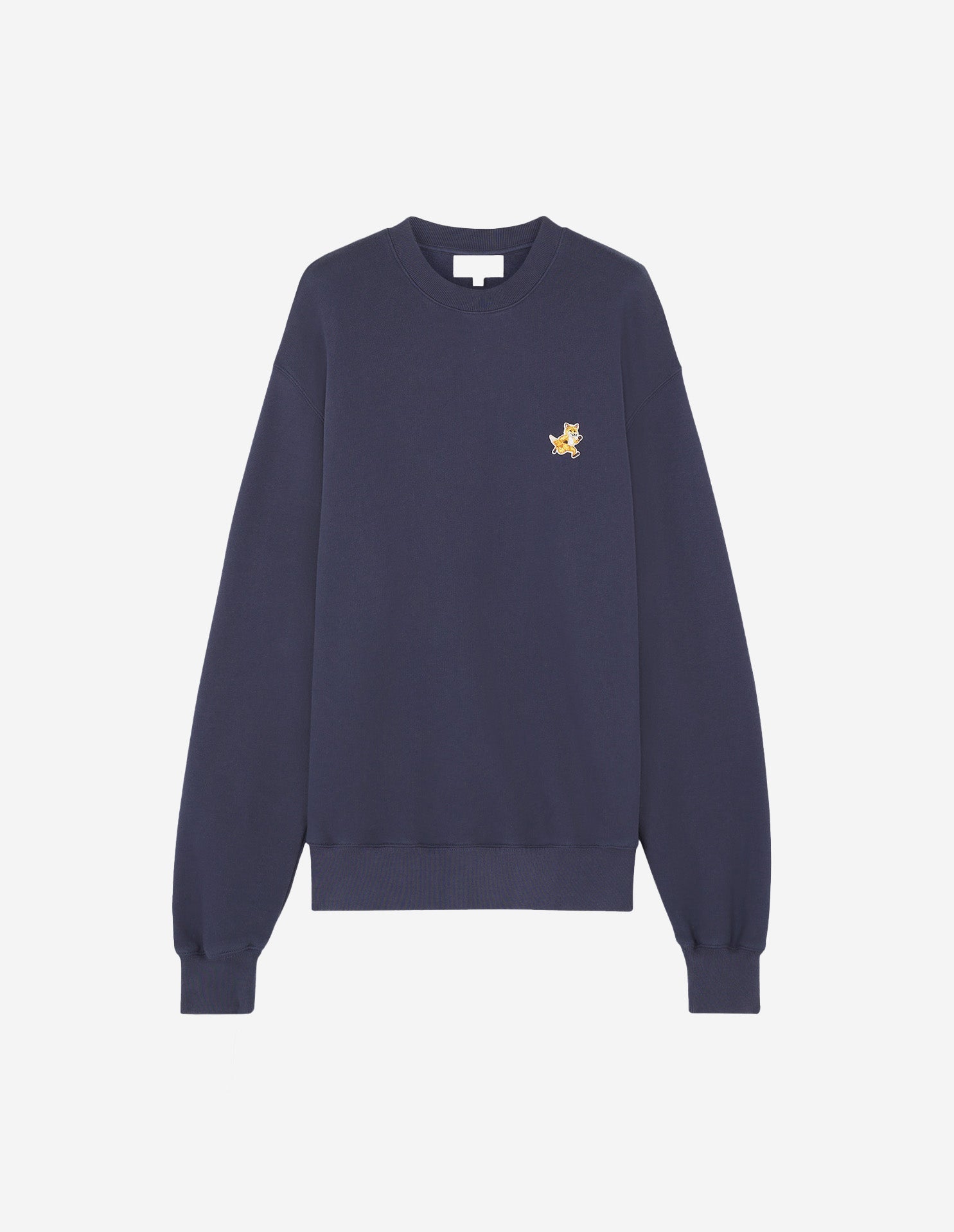 Speedy Fox Patch Comfort Sweatshirt Ink Blue