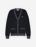 Baby Fox Patch Regular Cardigan Black