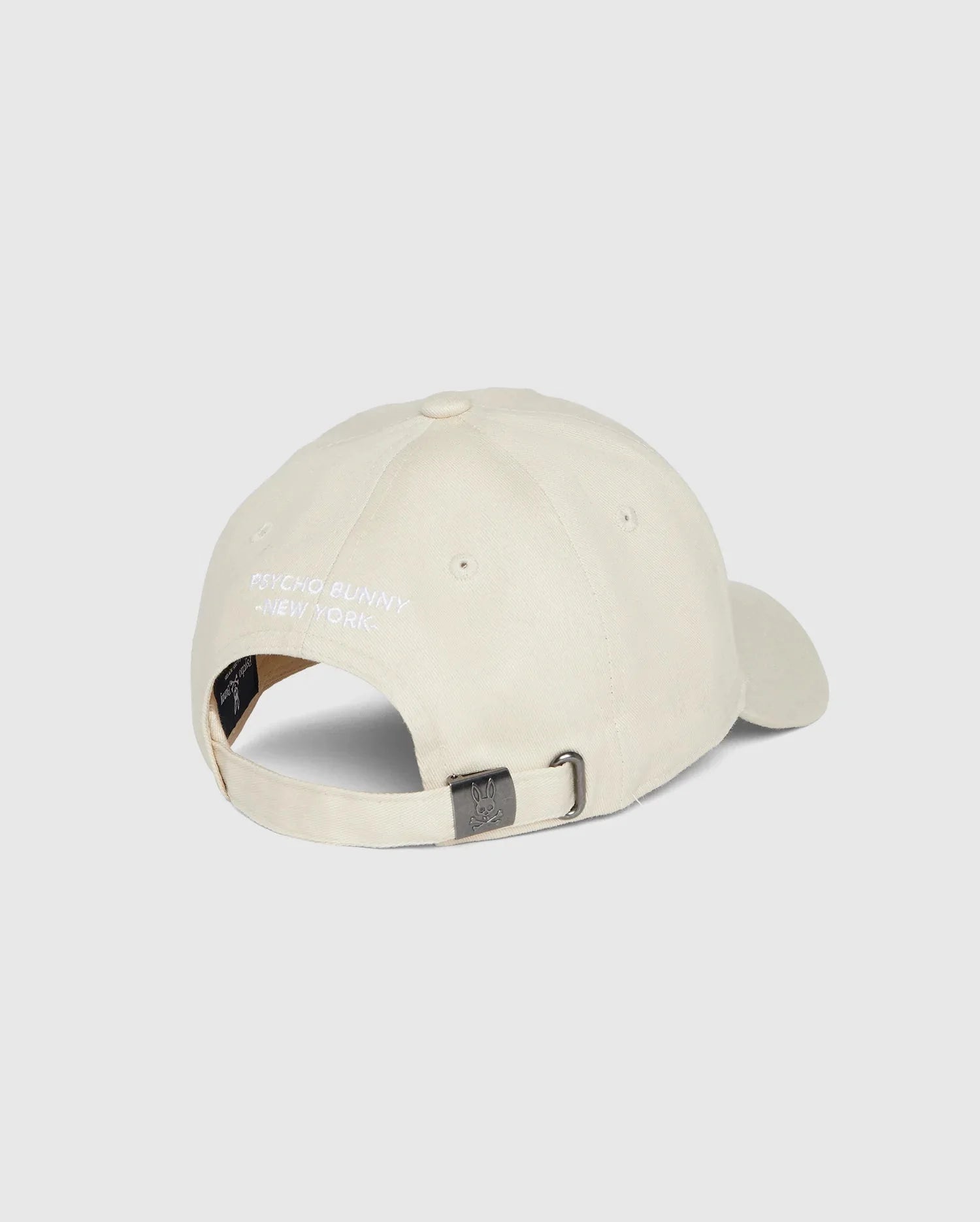 Psycho bunny (Men's natural linen kingwood embroidered baseball cap)