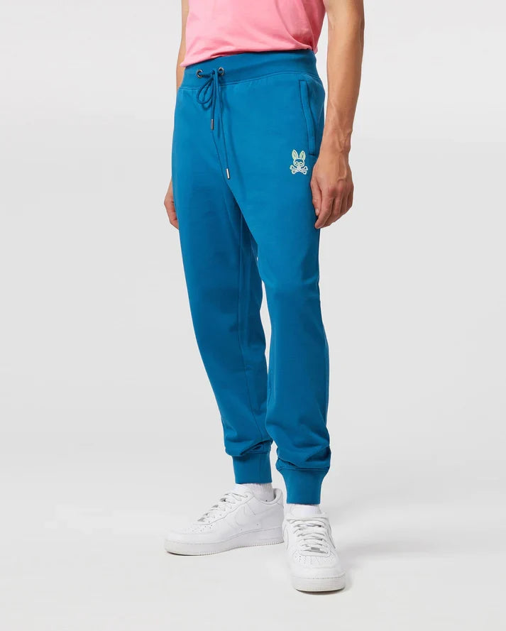 Psycho Bunny (Men's Aegean Sea Embroidered Bunny Sweatpant)