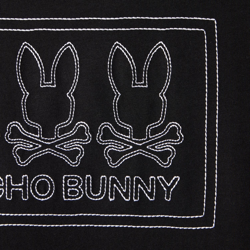 Psycho bunny Kids black tacoma graphic t-shirt