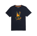 Psycho bunny (kids navy plano camo print graphic t-shirt)