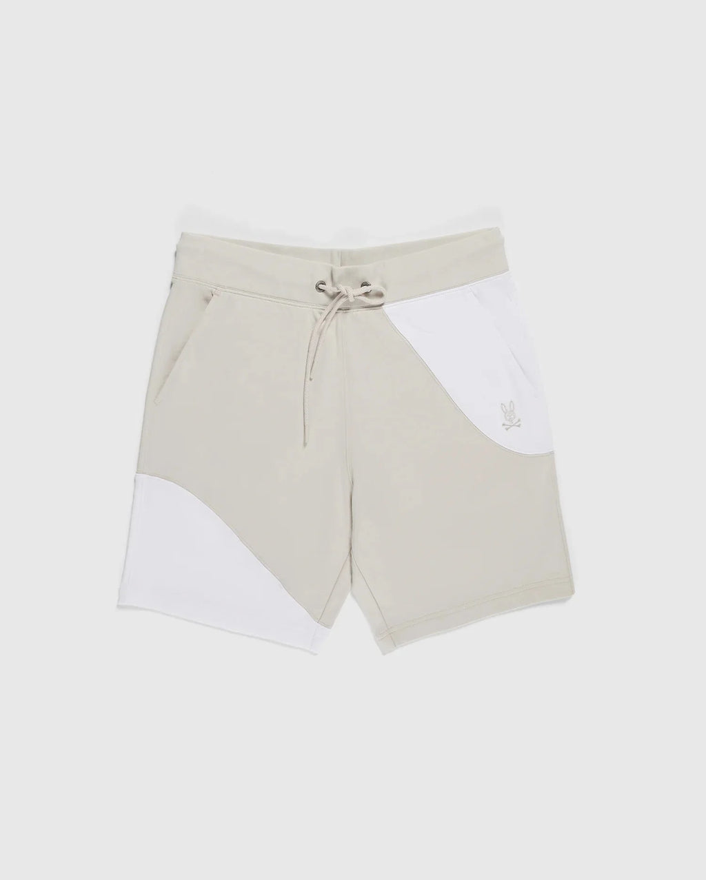 Psycho Bunny Men’s Kenney Embroidered Short Set – Natural Beige